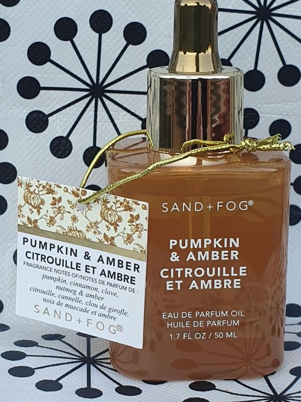 🎃 Sand + Fog Pumpkin & Amber Eau de Parfum Oil 50 ml - Amber Orange